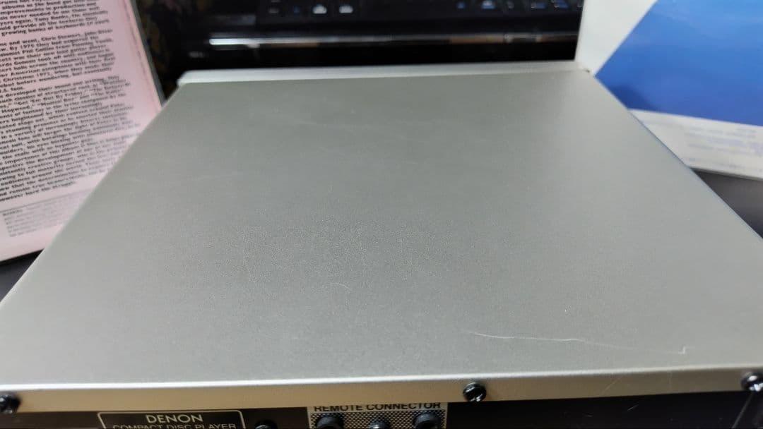 DENON CDプレーヤー シルバー USBポート　DCD-F109