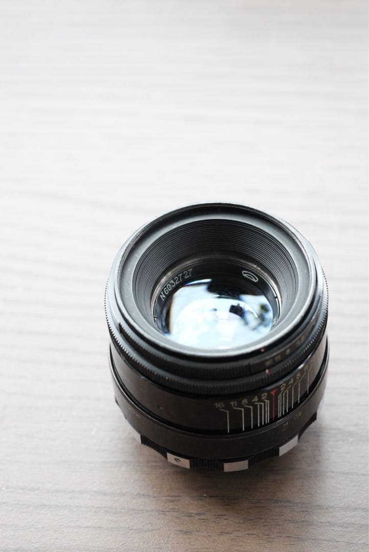 分解清掃済 ゼブラ Helios-44-2 58mm f2 ぐるぐるボケ