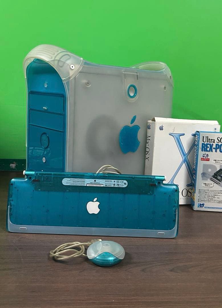 レアApple Power Macintosh G3本体と純正キーボード&マウス