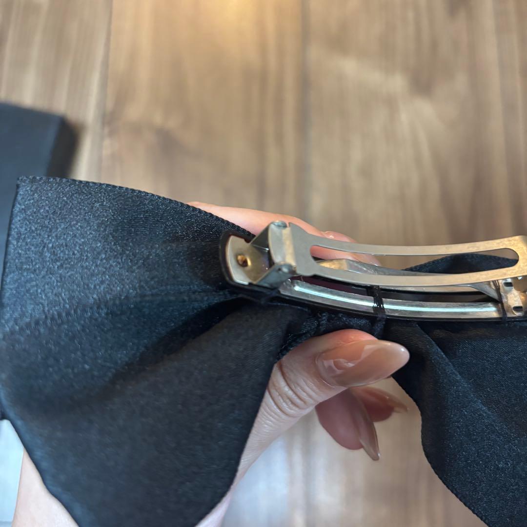CHANEL シャネル　リボンバレッタ