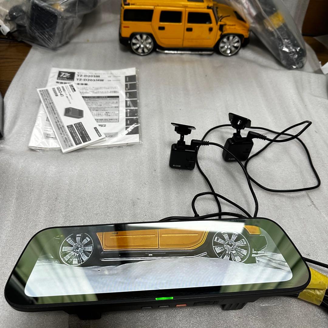 トヨタ純正オプション ドライブレコーダーTZ-D203MWミラー型モニター中古品