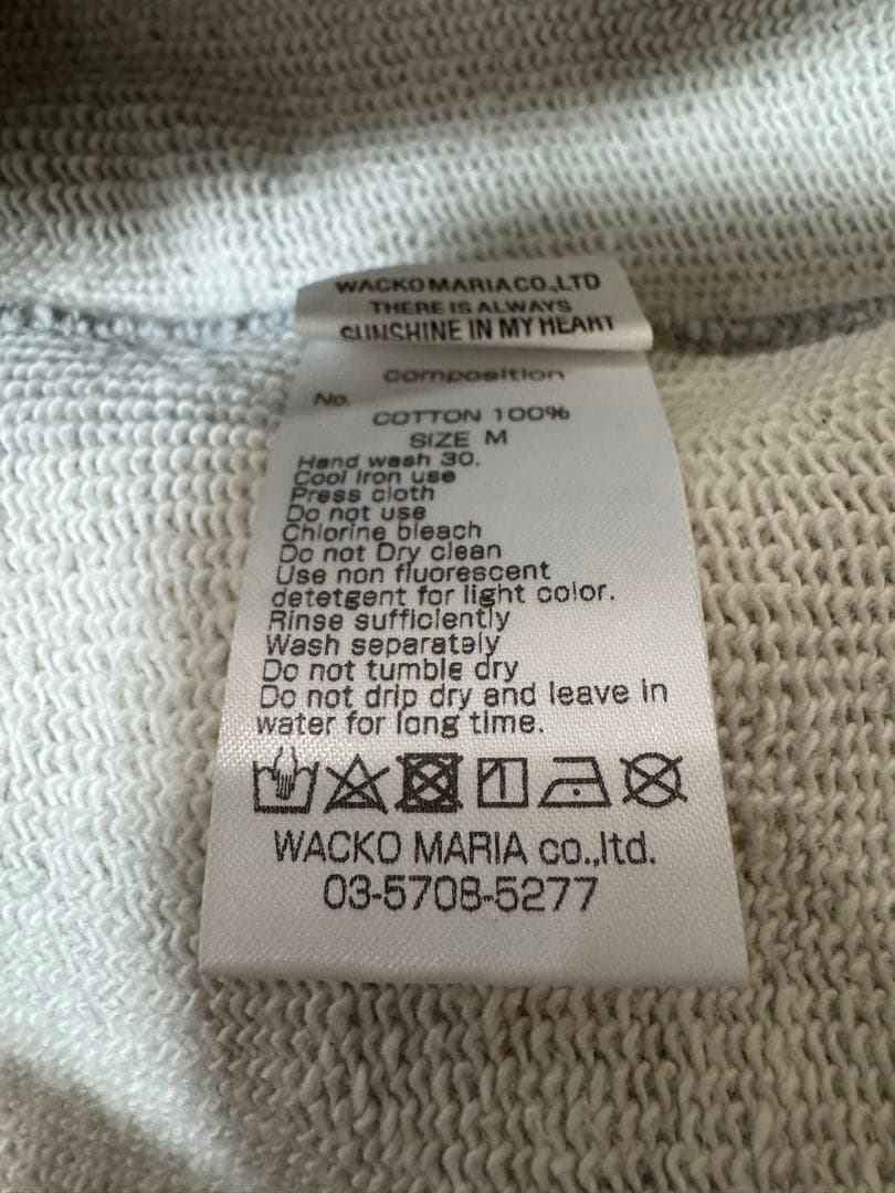 トップス WACKO MARIA HEAVY WEIGHT CREWNECK SWEAT