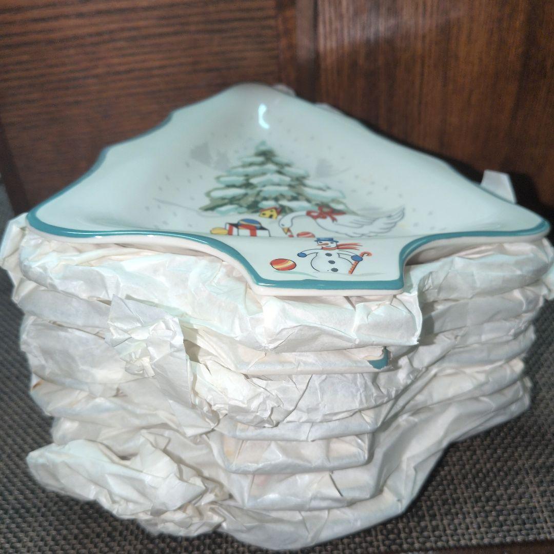 クリスマスツリー型皿 V. Kagan8枚セット