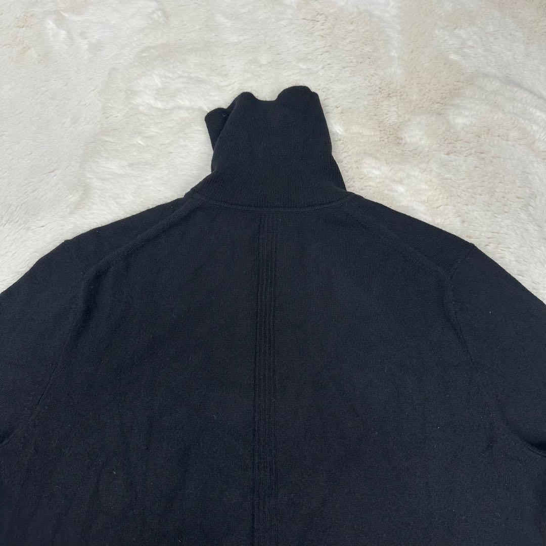 ✨美品✨現行 セオリー カシミヤ100％ タートルネック 黒 M HILLES