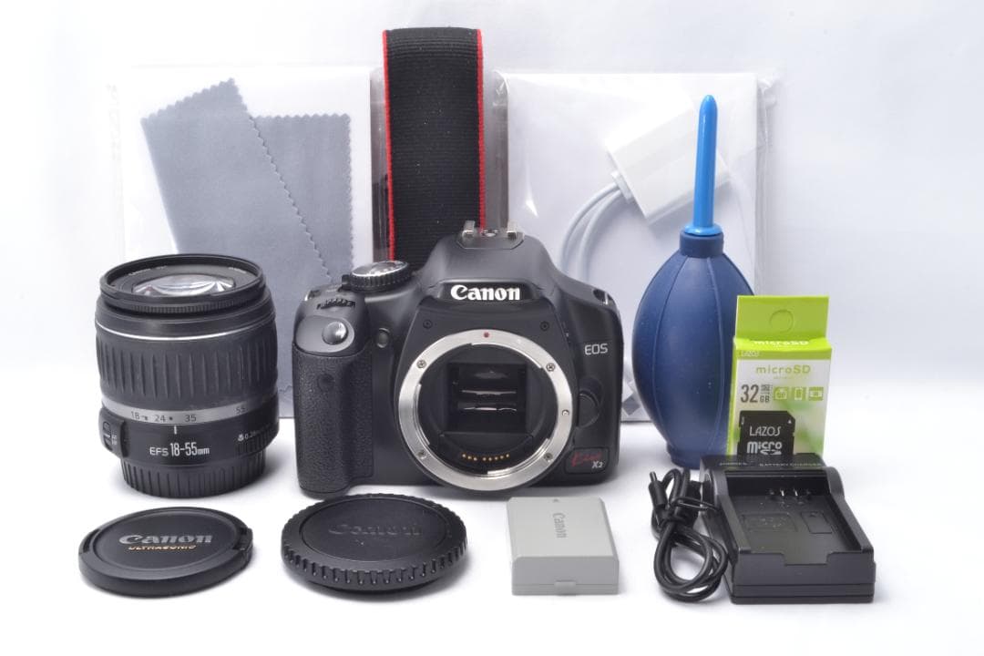 美品⭐Canon EOS Kiss X2 ⭐標準レンズ⭐ショット数4647回⭐