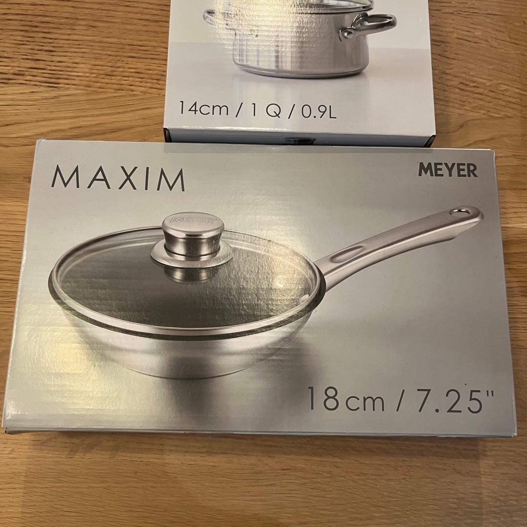 【新品未使用】マイヤー マキシム 2点セット　フライパン 両手鍋　IH対応