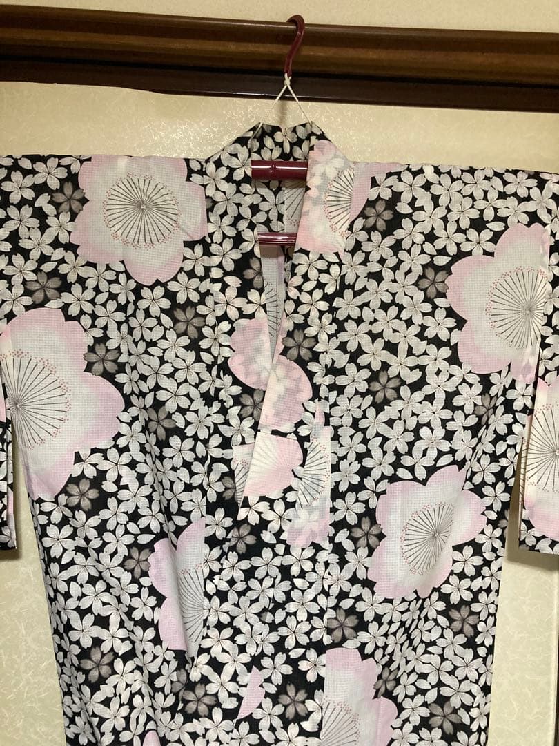 浴衣と半幅帯 きもの道楽 セオ紅梅 トールサイズ 165センチ前後の方へ