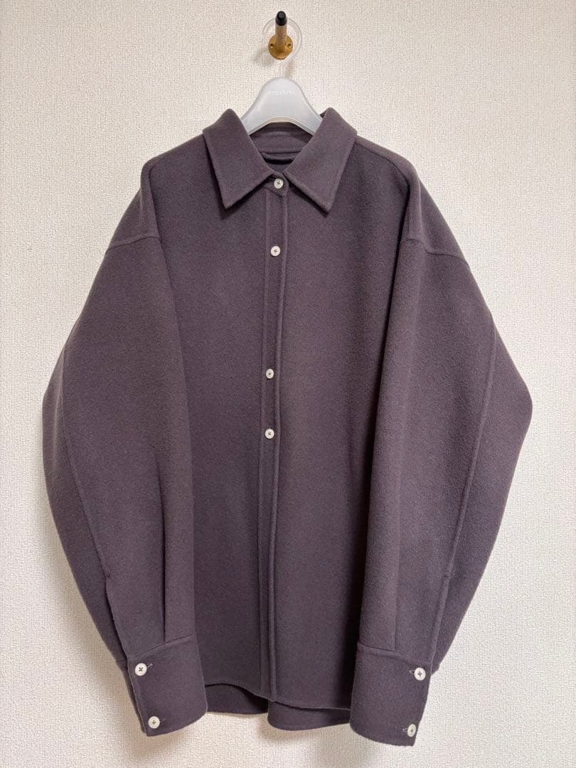 TODAYFUL WOOL SHIRT JACKET スカイブルー36サイズ