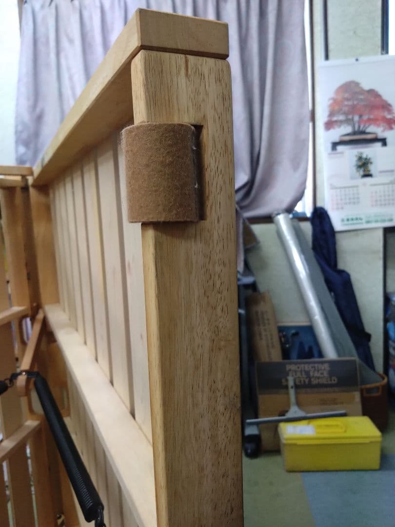 中居木工　ひのきスノコマット 折りたたみマット スプリング付き②