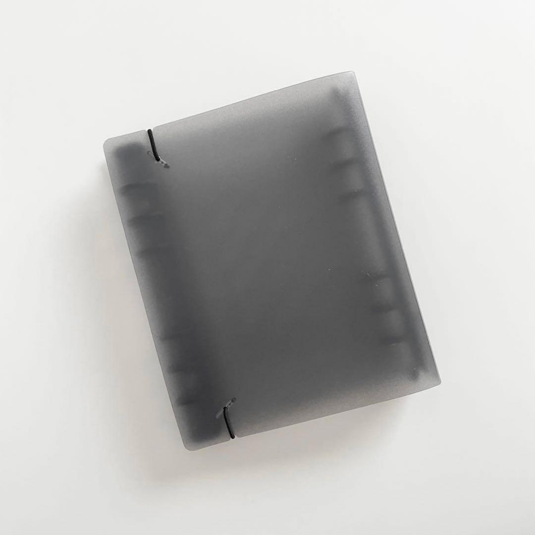 恵美　韓国　貯金　バインダー　リフィル　ダブルリングバインダー　黒6