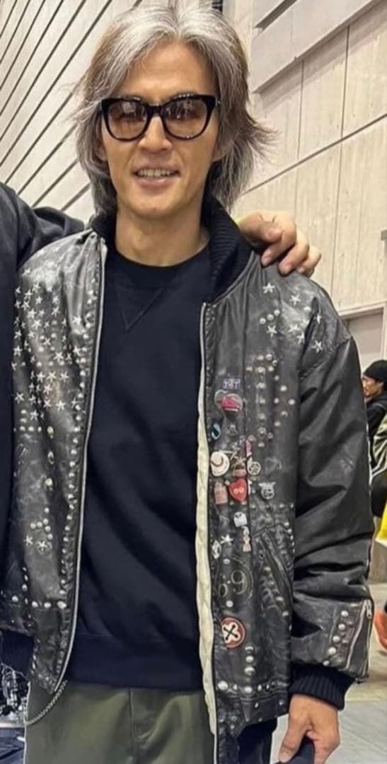 B'z 稲葉さん 着用 ネイバーフッド 転写 ジャケット 稲葉浩志