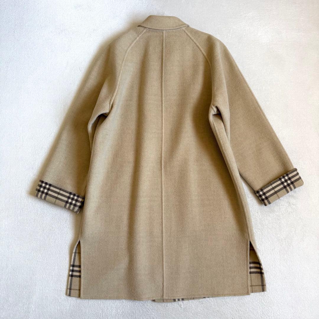 Burberrys ステンカラーコート カシミア混 ビンテージ アイボリー 38