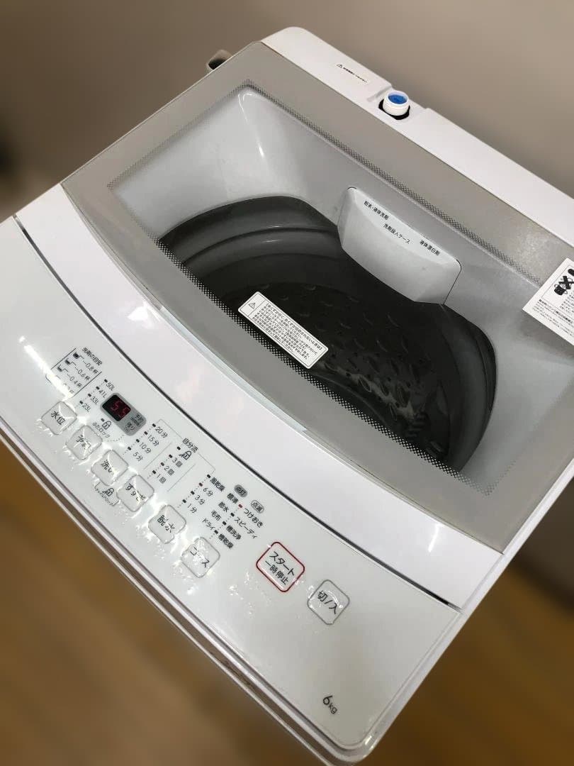 美品 ニトリ 6kg 全自動洗濯機 NTR60 2022年製 112948-2