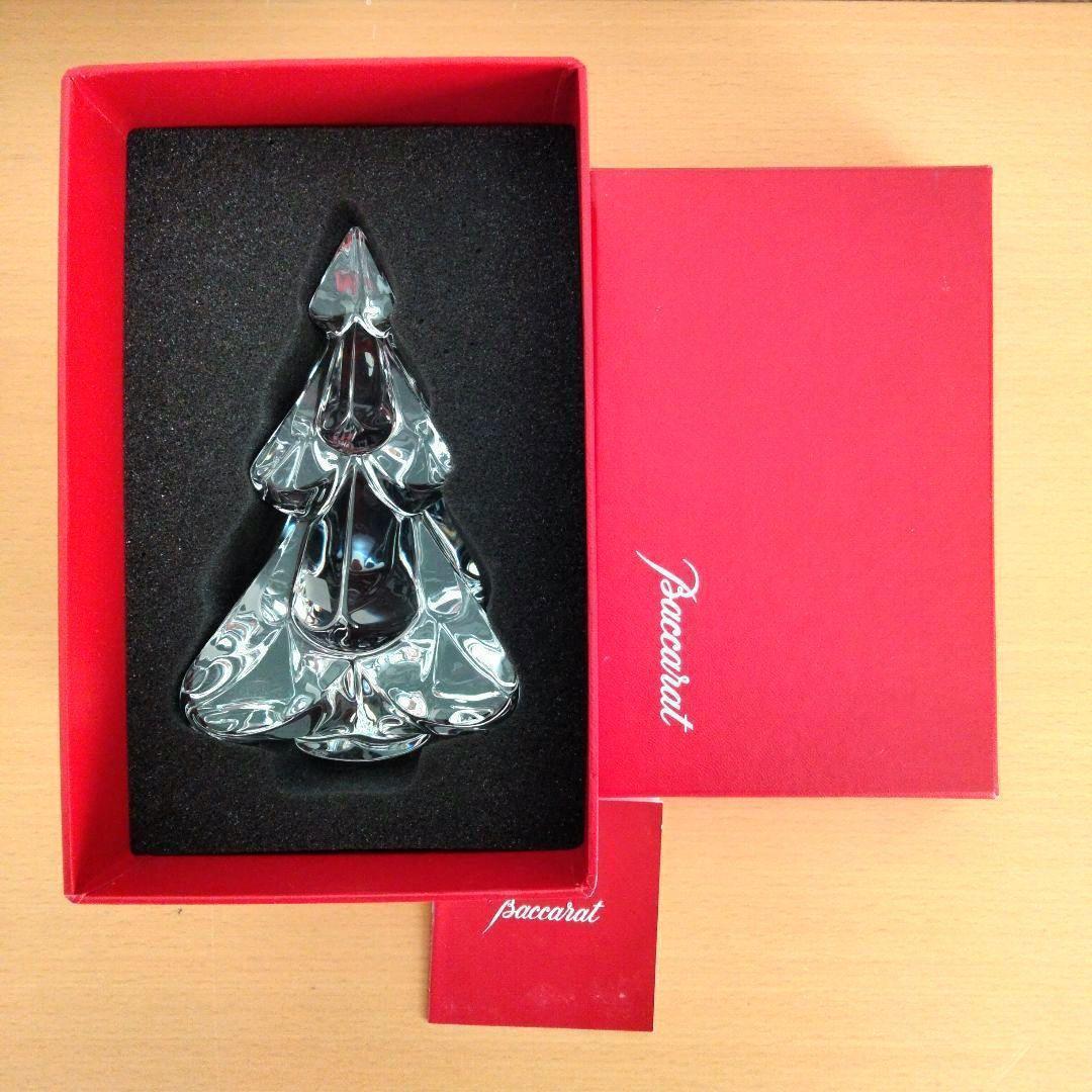 【新品】バカラ　クリスマスツリー　箱付き　ノエル 　オブジェ　置物