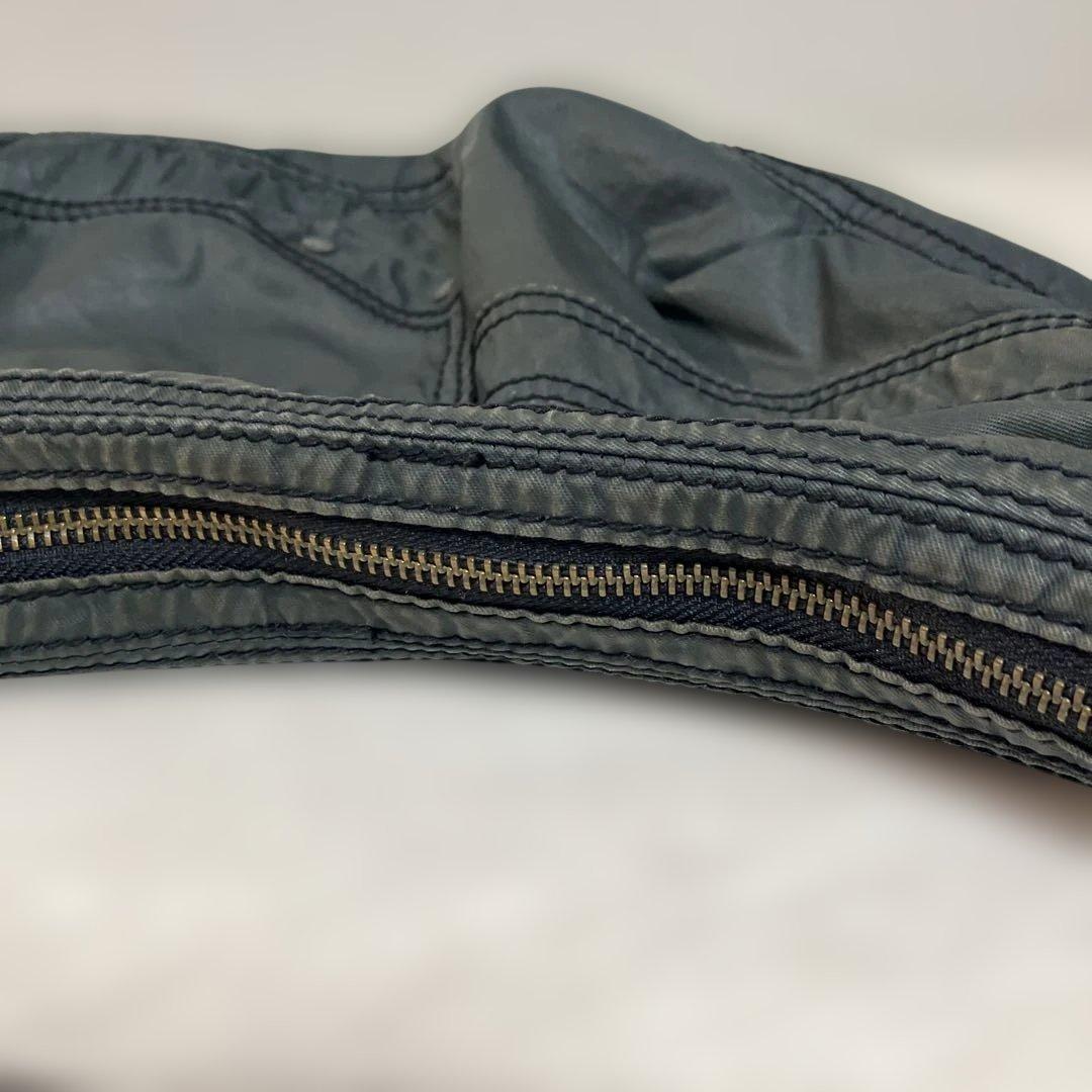 古*離様 DIESEL 三日月型　ダークブルー ショルダーバッグ