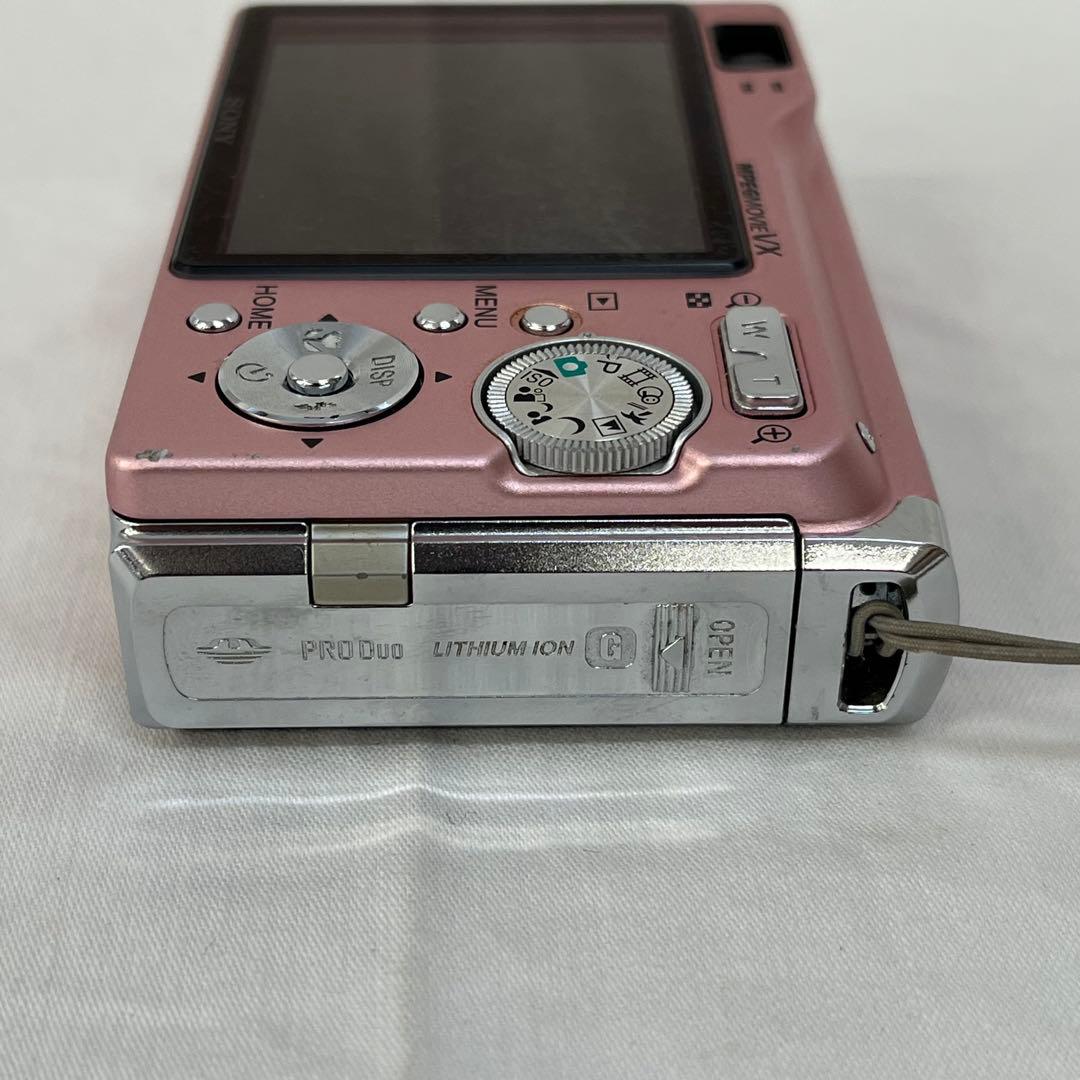 0106A5 SONY Cyber-shot DSC-W80ピンク作動確認済