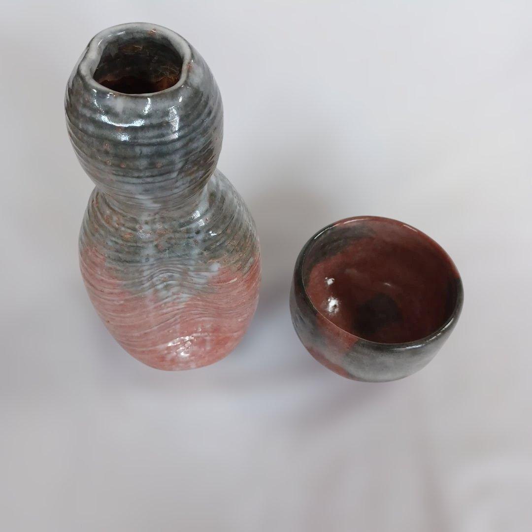 泉喜仙花入と茶碗