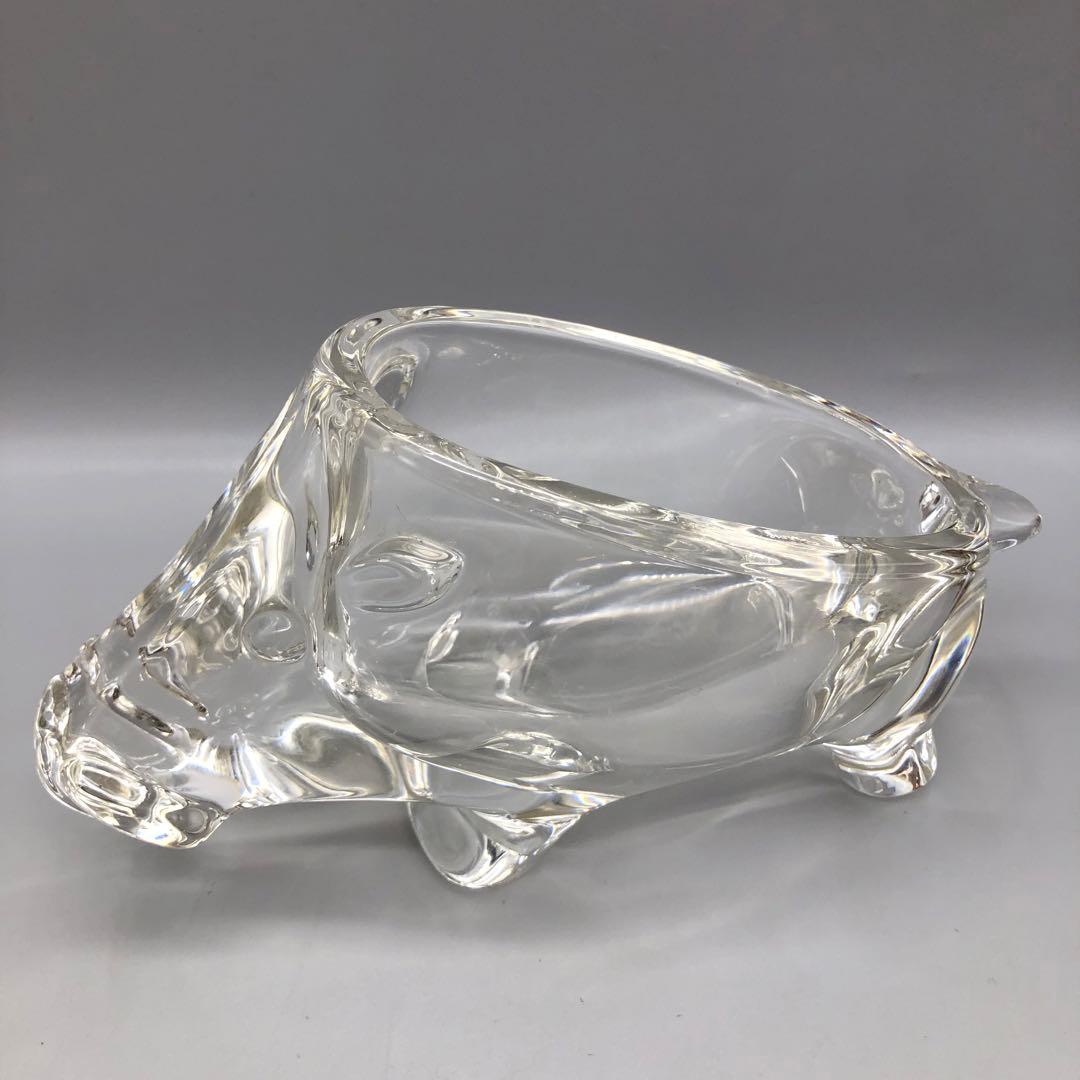 東洋佐々木ガラスクリスタル動物園シリーズ置物小物入れ犬&イノシシ&カバ3種セット