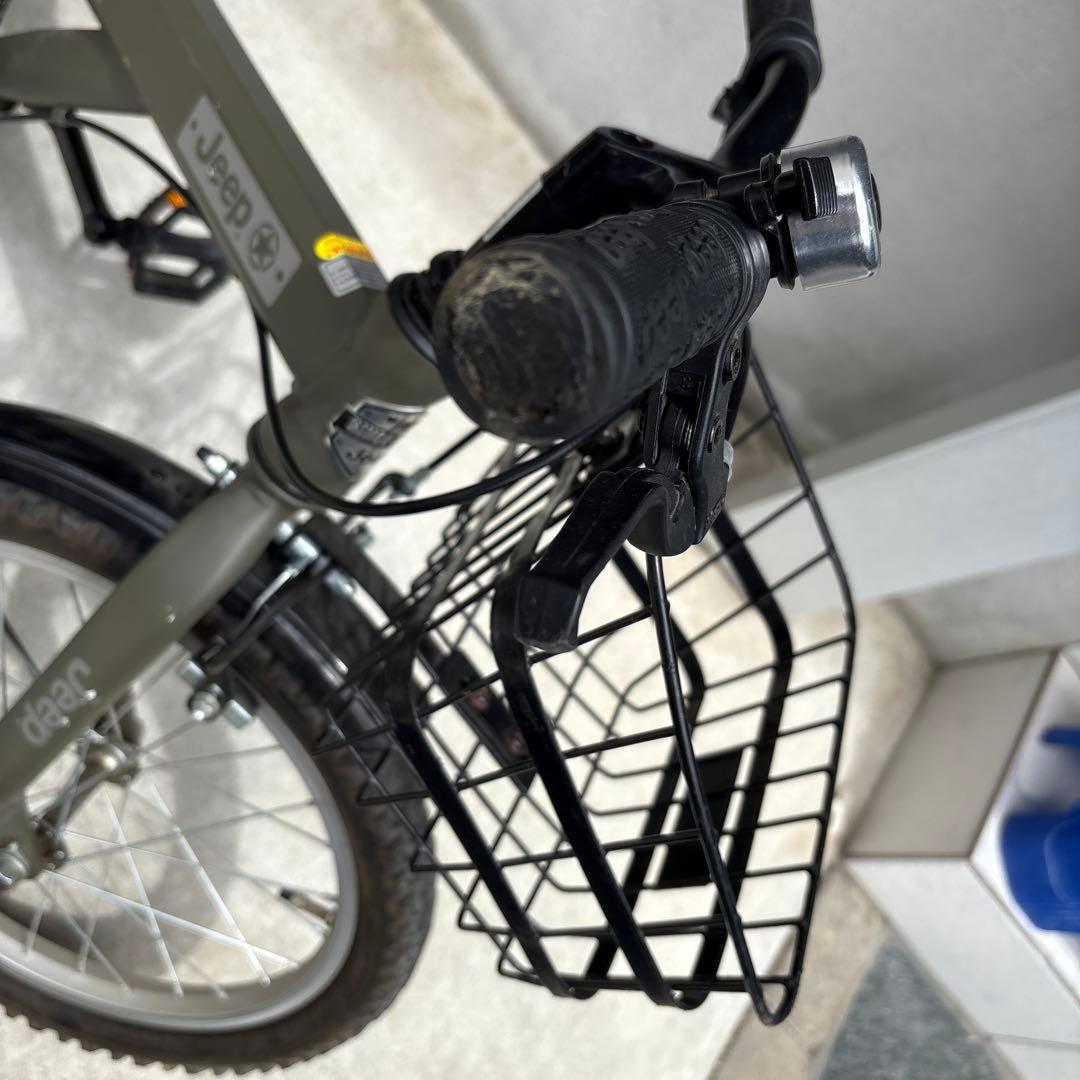 Jeep 18インチ 幼児用自転車 オリーブグリーン　※手渡し