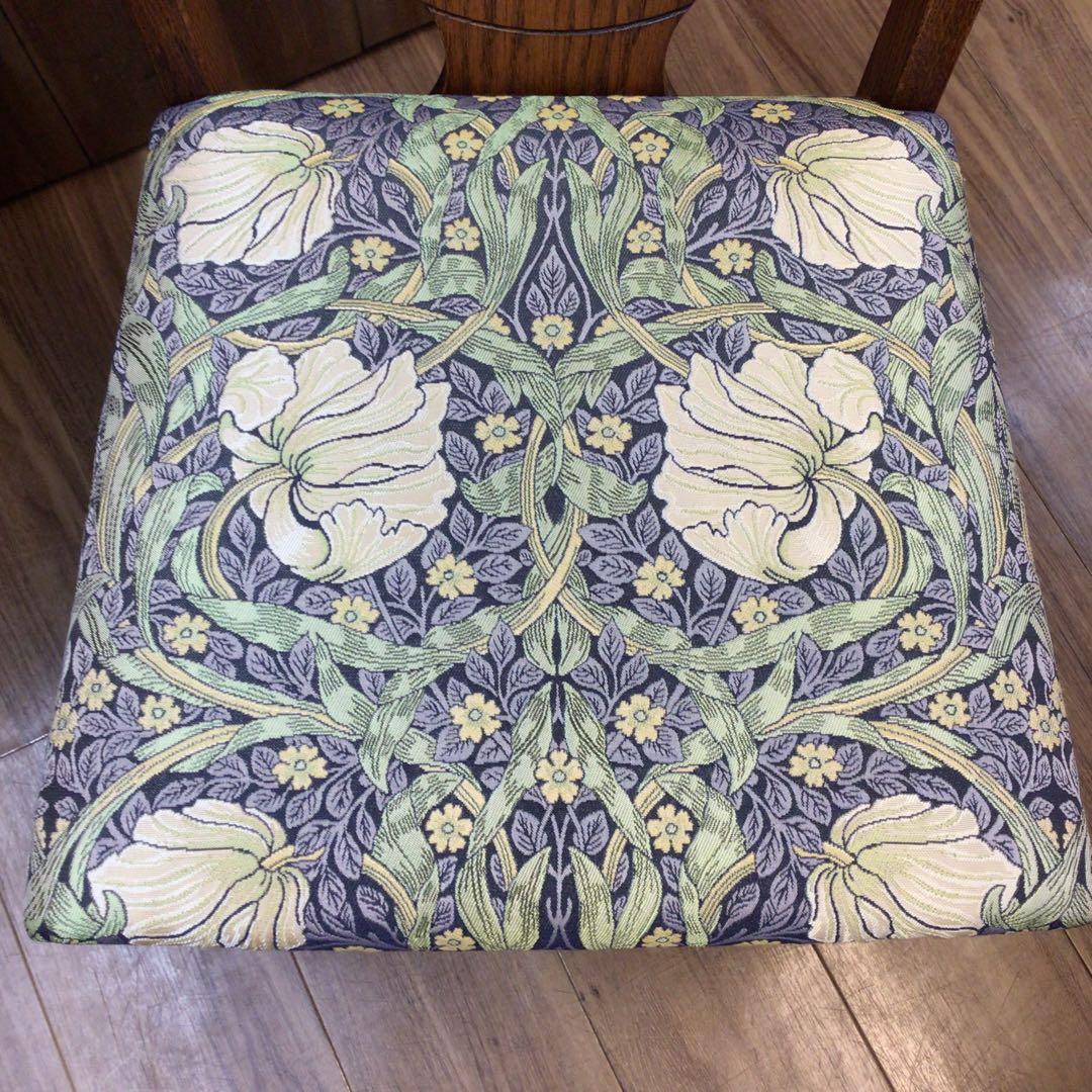 カントリーハウス ブルージュ ダイニングチェア ウィリアムモリスUSED展示品