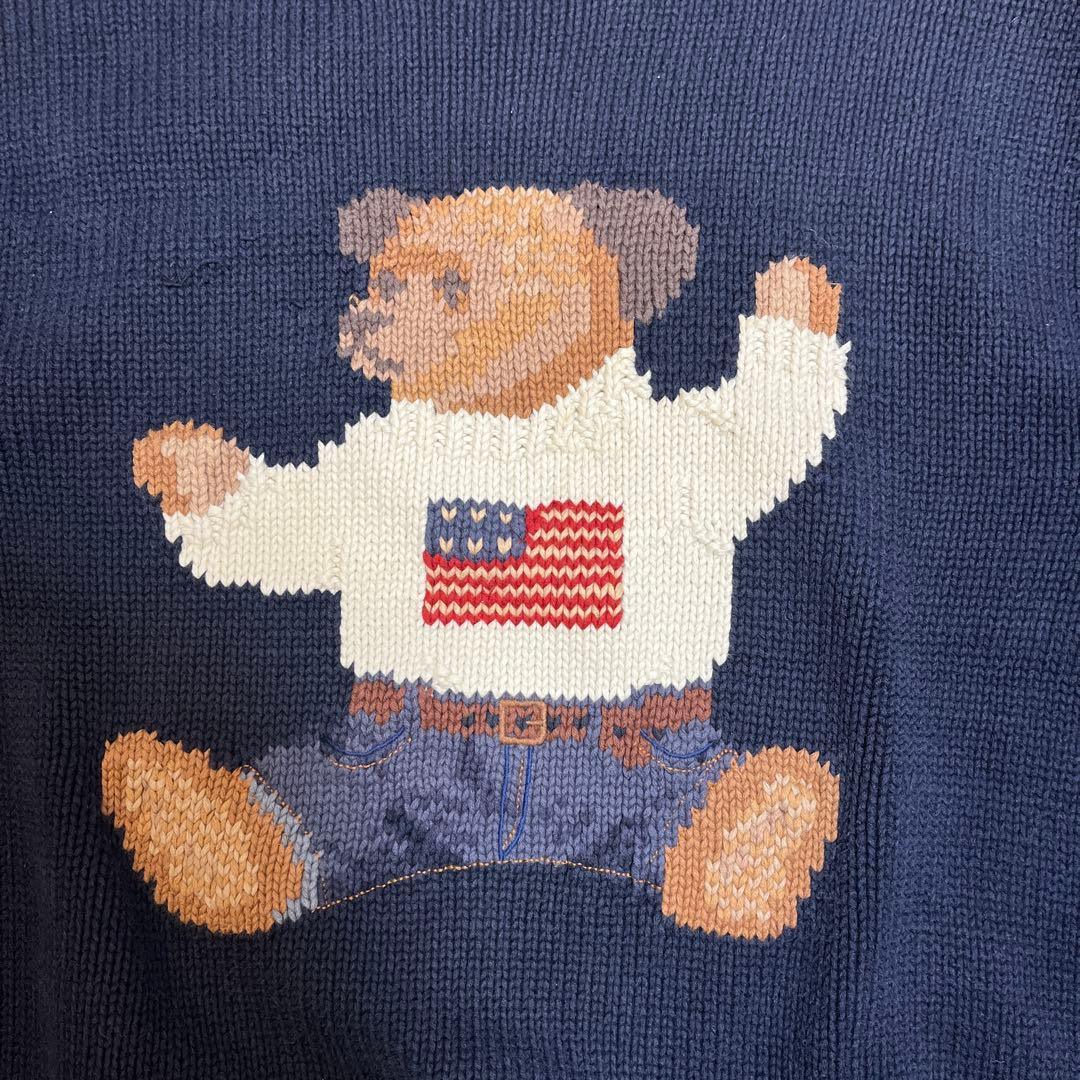 Ralph Lauren ベア コットン セーター　ポロベア