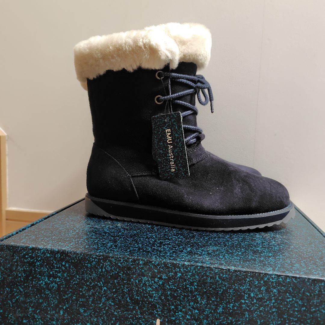 EMU Australia ムートンブーツ レースアップ