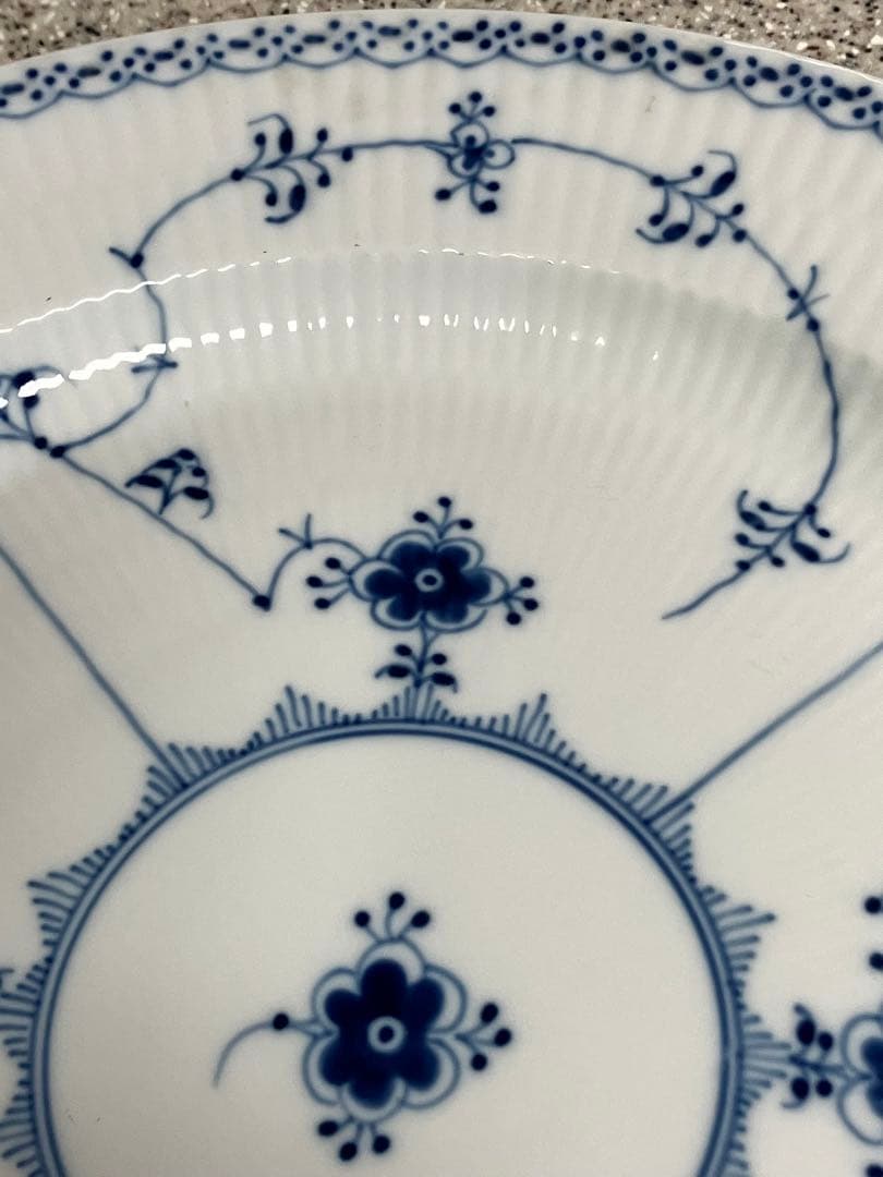 ロイヤルコペンハーゲン: 33cm、ブルーフルテッド、大皿、