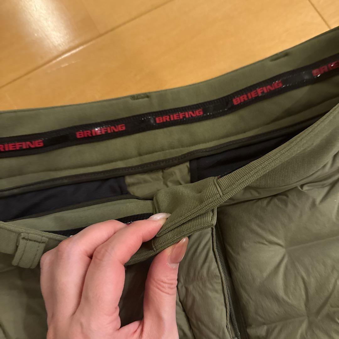 BRIEFING オリーブ キルティングスカート