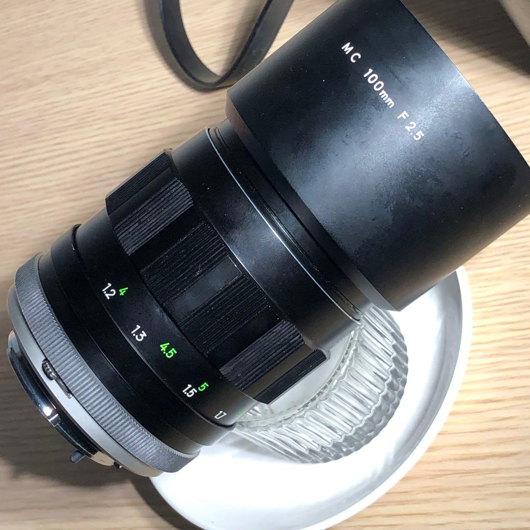 純正付属品付　MINOLTA ROKKOR PF 100mm f2.5