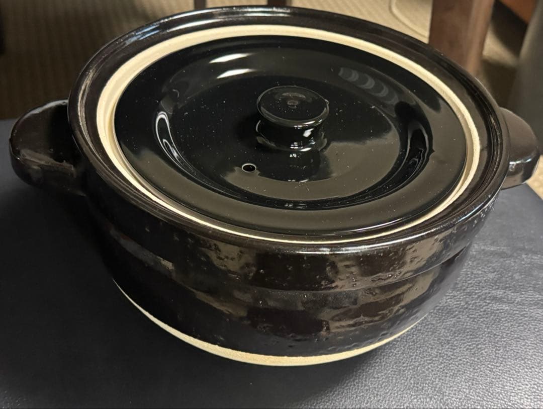 長谷園のかまどさん 5号 土鍋 直径約25センチ