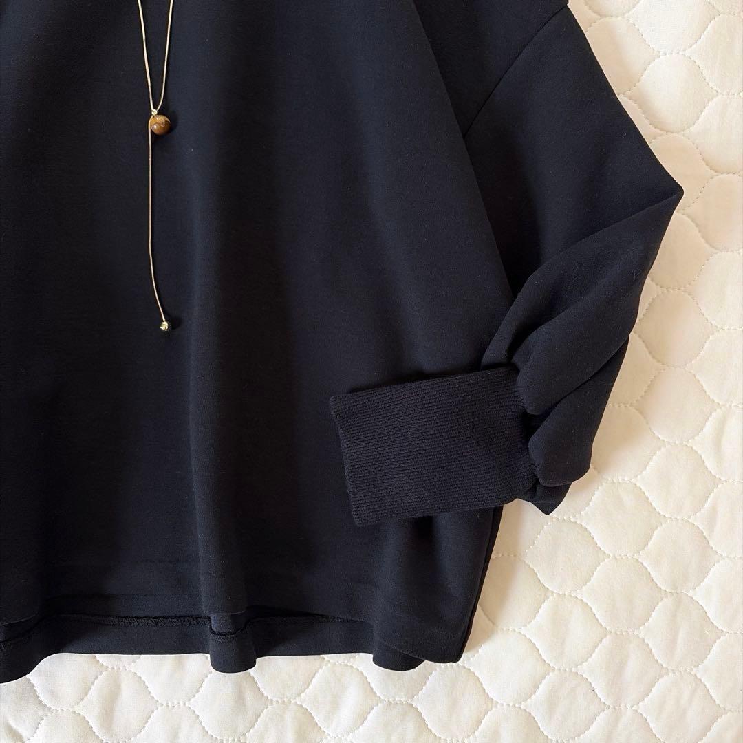 BEARDSLEY✴︎ダンボールパフトレーナー　スウェット ブラック　フリーサイズ