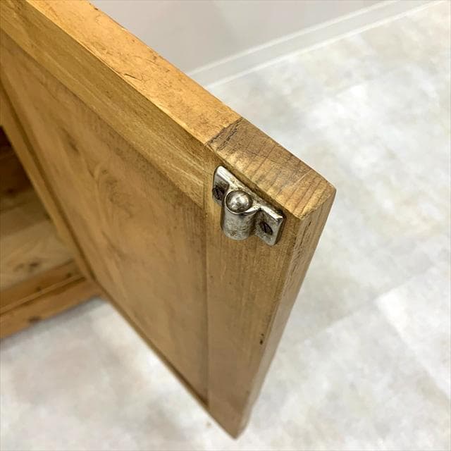 ペニーワイズオールドパインサイドキャビネット（左開き）