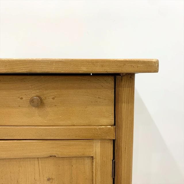 ペニーワイズオールドパインサイドキャビネット（左開き）