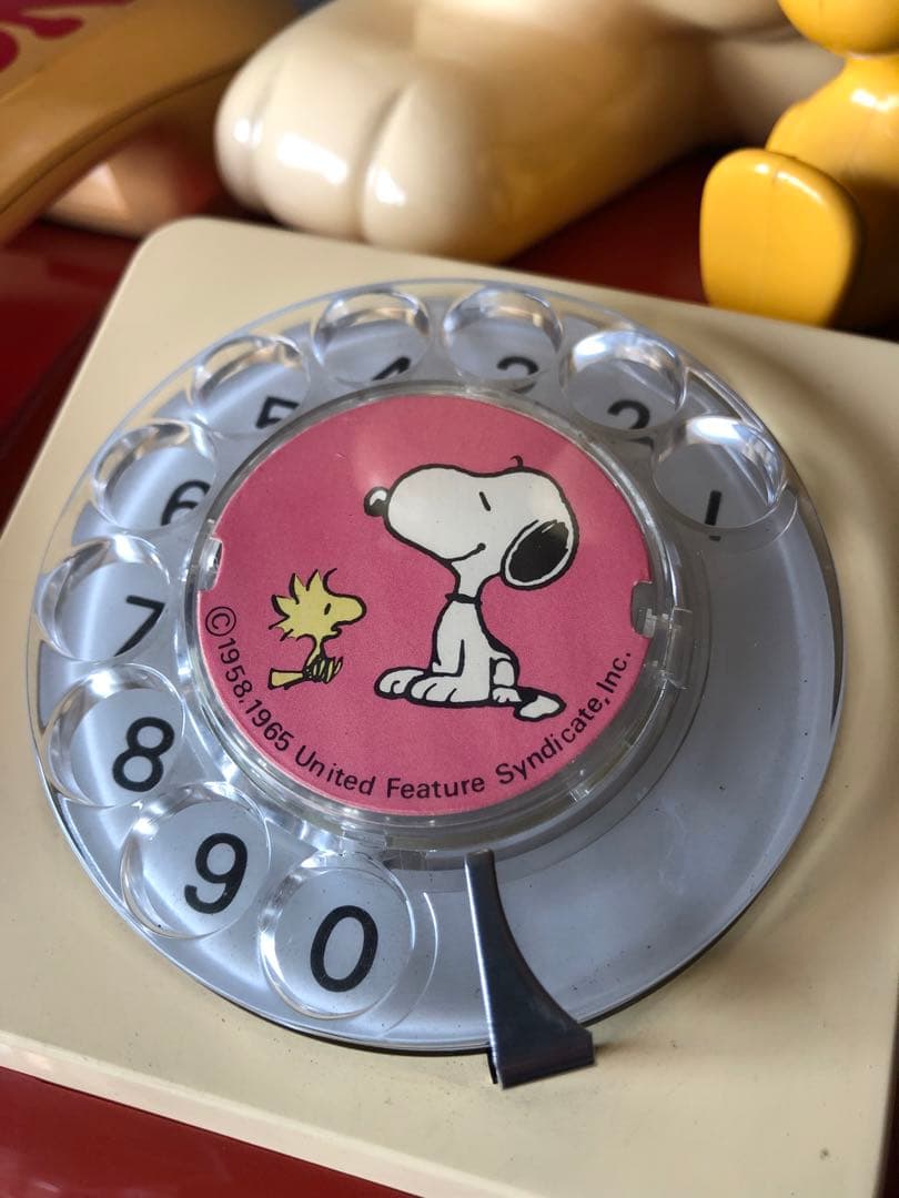 スヌーピー 昭和レトロ 電話機 インテリア TOMY
