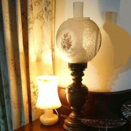 【イタリア製】アンティーク調 ヴィンテージ ライト ランプ テーブルランプ 照明