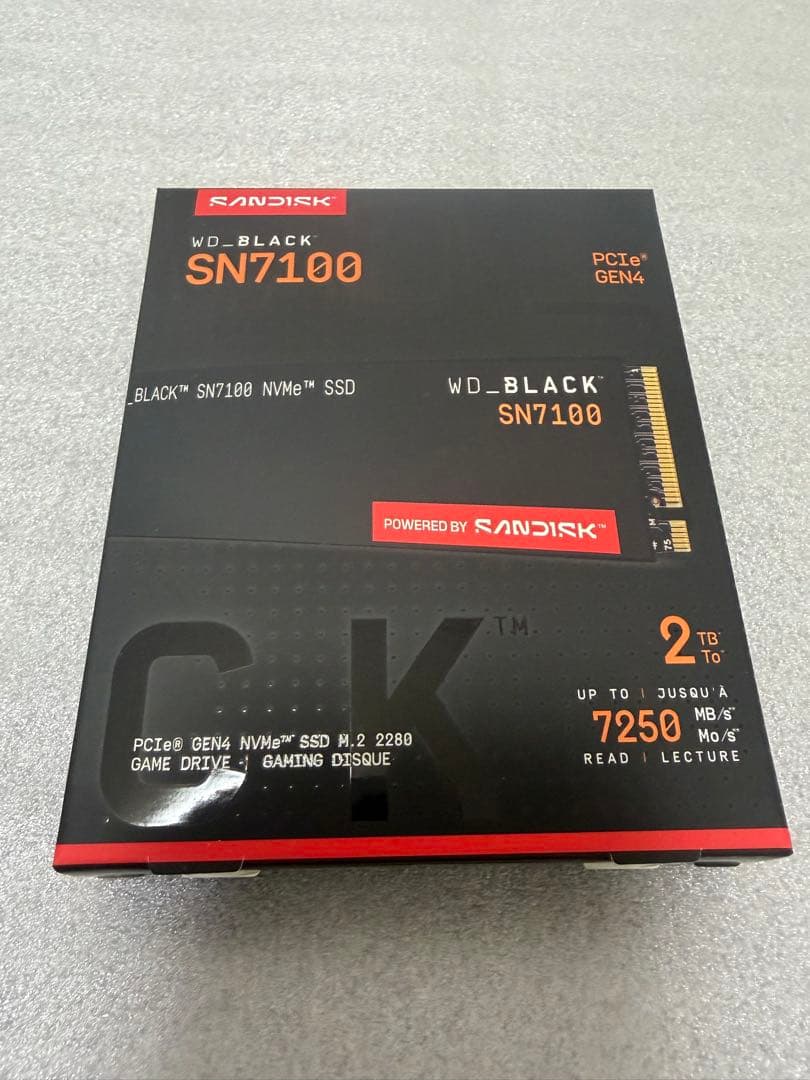 [新品未開封] WD_BLACK SN7100 2TB SSD