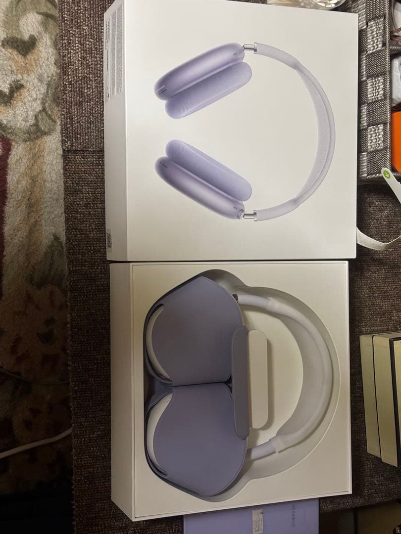 AirPods本体 シルバー オーバーイヤータイプ