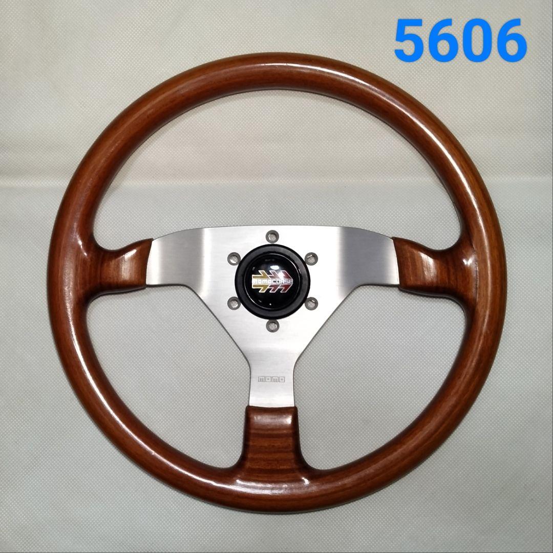 5606 ダイハツ純正 MOMO コペン オプションステアリング ウッド