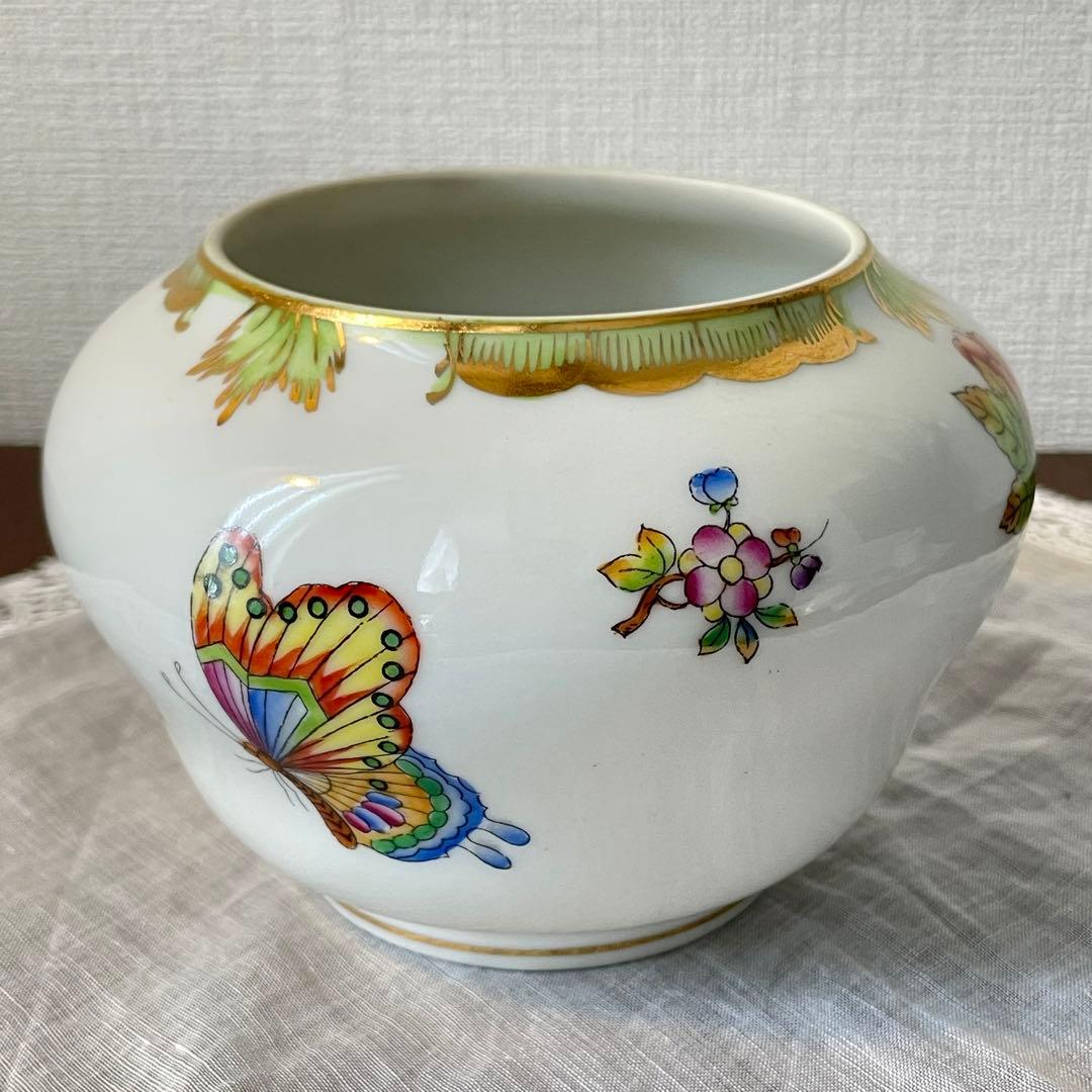 【レア】開窯125周年　ヘレンド　ボンボニエ―ル　ヴィクトリア　ブーケ