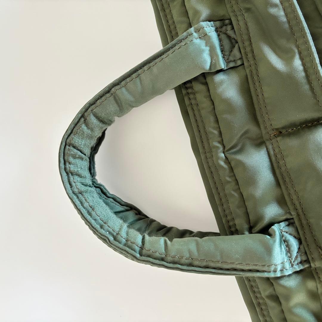 ポーター タンカー 2way ビジネスバッグ セージグリーン