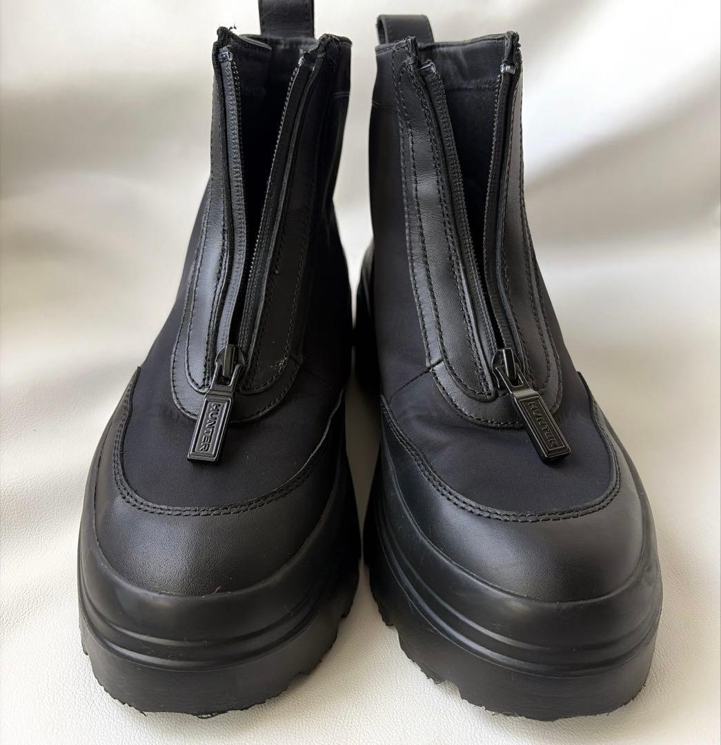 mさま専用 HUNTER エクスプローラーアンクルジップ フラットフォームブーツ