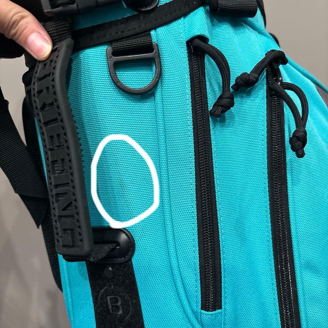 BRIEFING WINDANDSEA ゴルフバッグ ターコイズ キャディバッグ