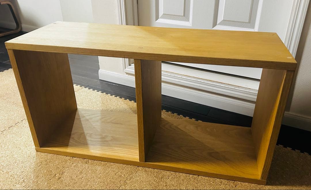 エコメルカリ便に変更 無印良品　スタッキングシェルフ 2段 オーク