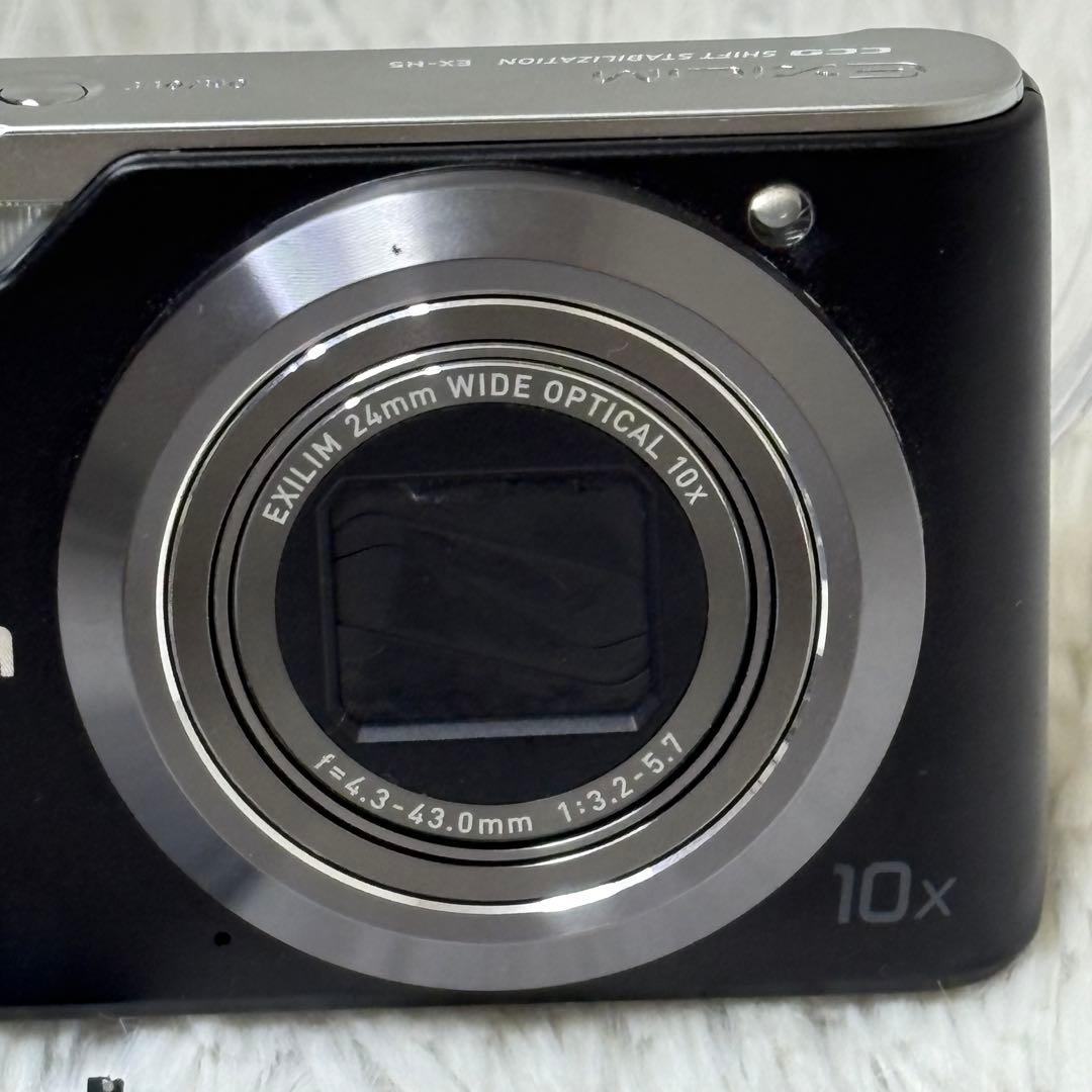 CASIO カメラ　エクシリム　EX-H5 ブラック　黒　コンデジ　動作品