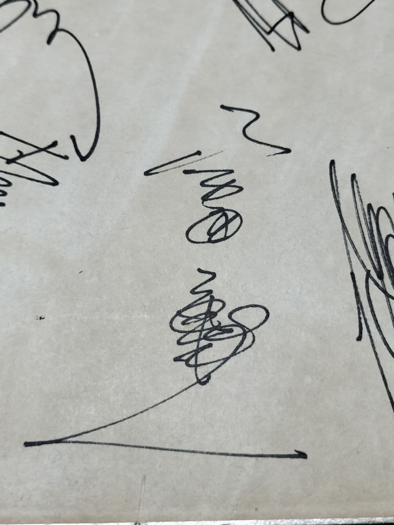 長嶋茂雄 王貞治 堀内恒夫 他 直筆サイン色紙