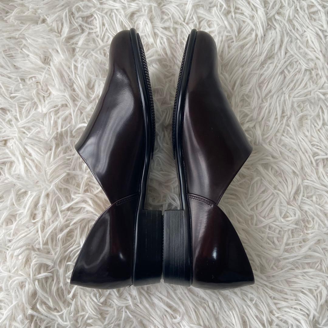 極美品✨HARUTA Spock Shoes スリッポン ブラウン 25 2E