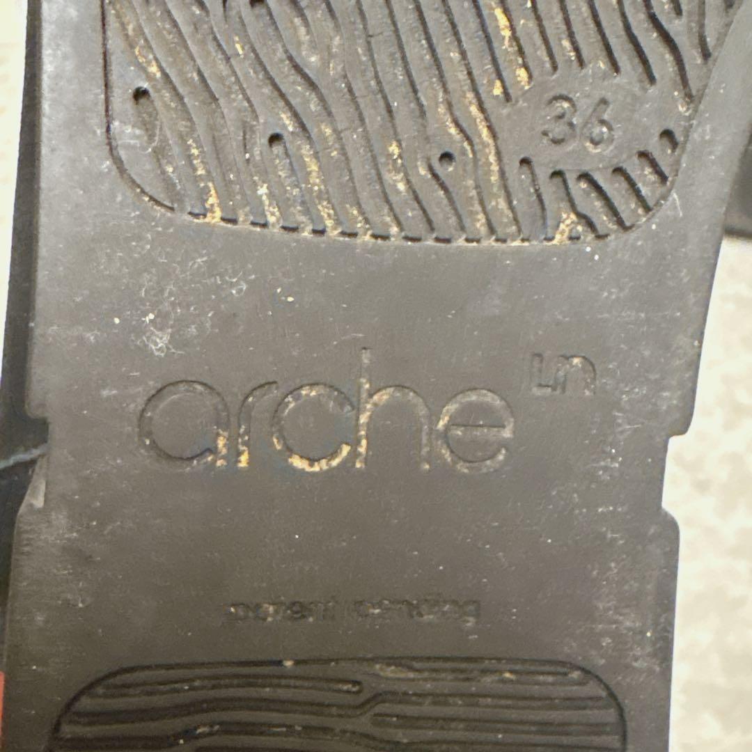 人気 アルシュ バレエシューズ ヌバック ブラック 36