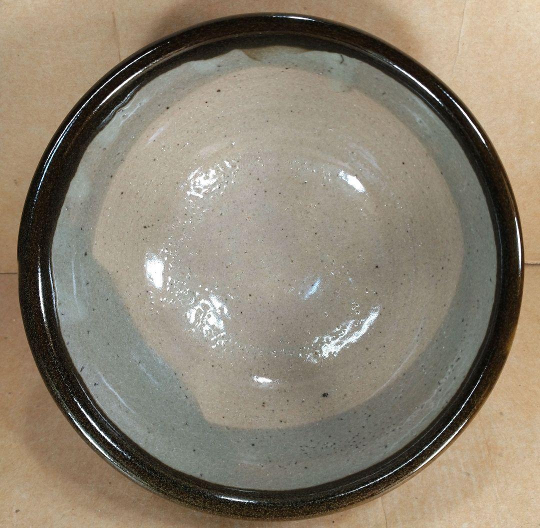 【本物保証】濱田庄司(浜田庄司) 縁黒茶碗 共箱 益子焼 人間国宝 未使用