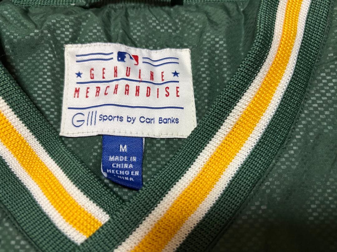 MLB オークランドアスレチックス G-III ナイロンジャケット