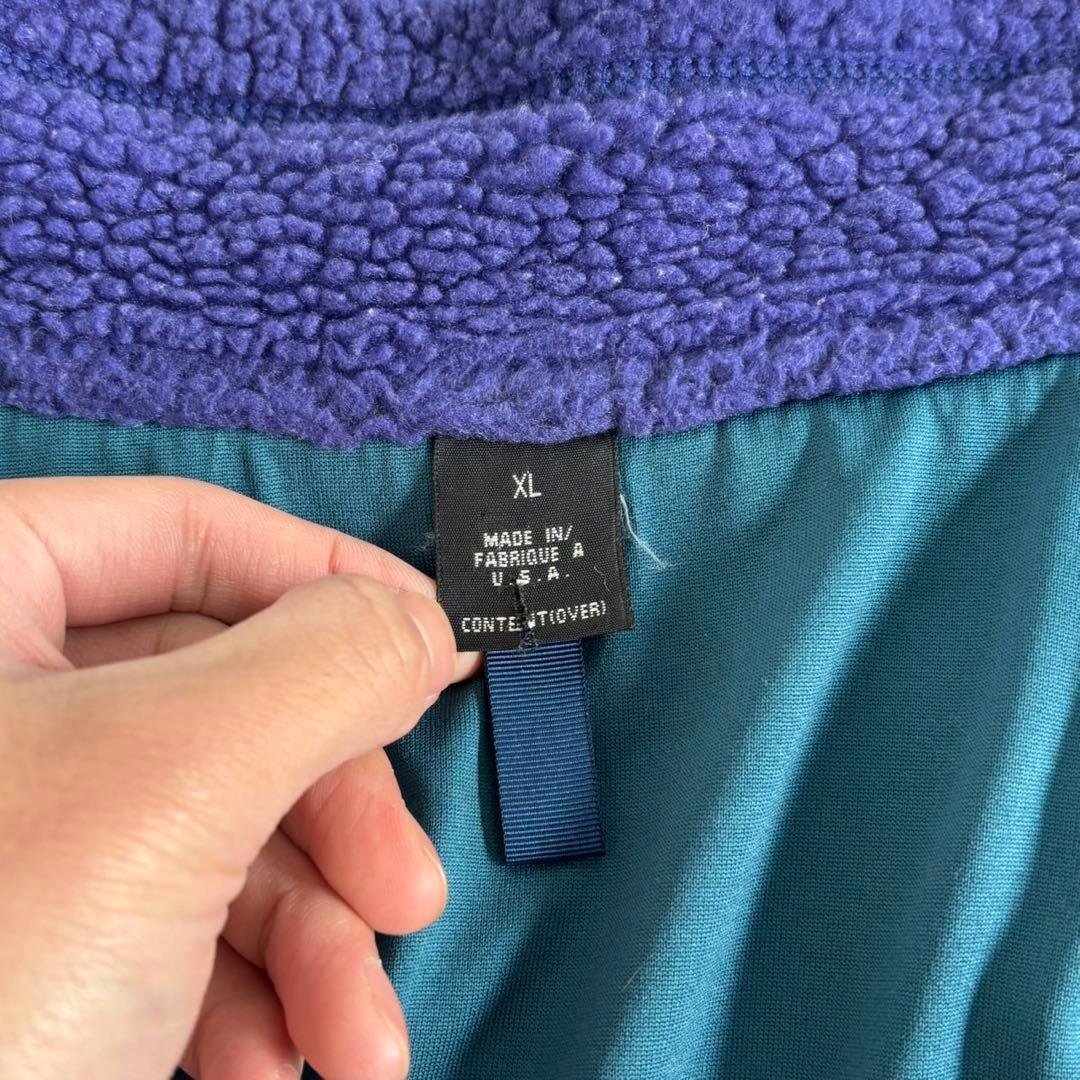 90's Patagonia P.E.F レトロX フリースベスト　古着